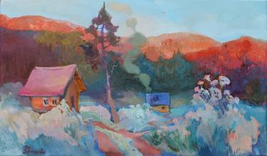 Print of Impressionism Landscape Paintings by Anastasiia Grygorieva