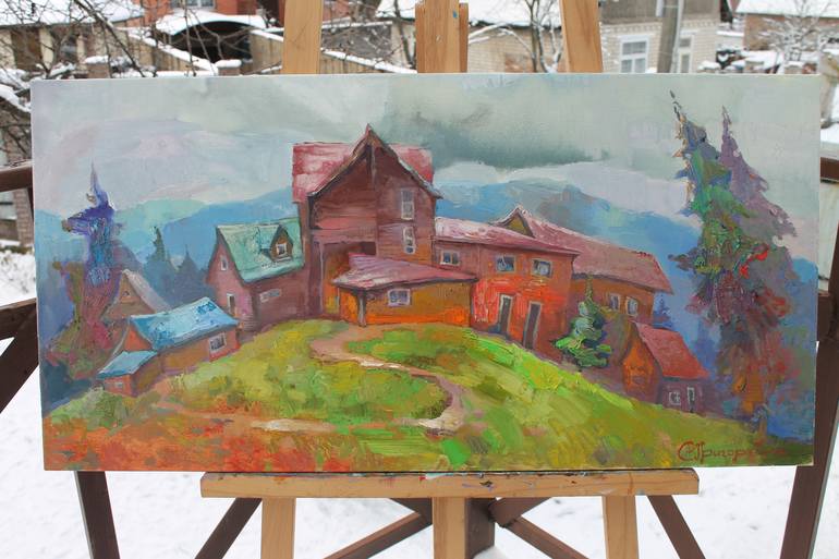 Original Fine Art Landscape Painting by Anastasiia Grygorieva