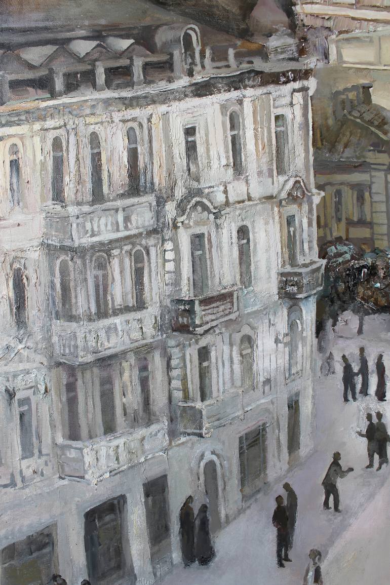 Original Impressionism Architecture Painting by Anastasiia Grygorieva