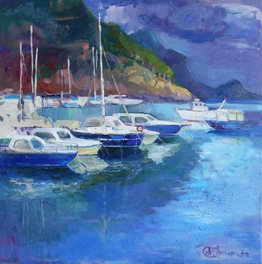 Original Seascape Paintings by Anastasiia Grygorieva