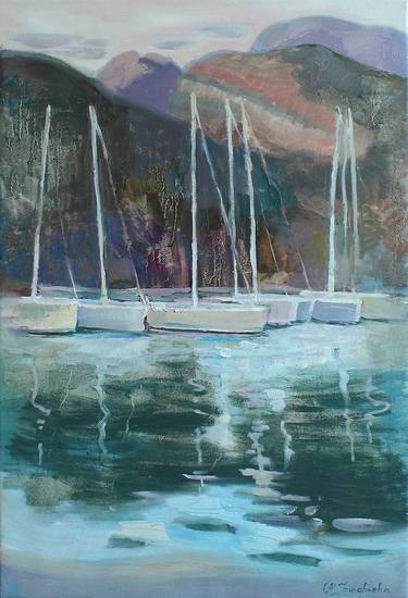 Original Expressionism Seascape Paintings by Anastasiia Grygorieva