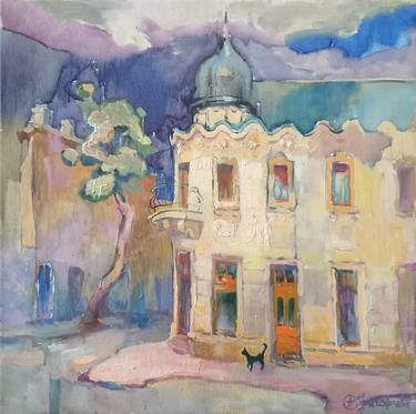 Print of Fine Art Architecture Paintings by Anastasiia Grygorieva