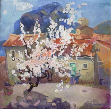 Print of Expressionism Landscape Paintings by Anastasiia Grygorieva