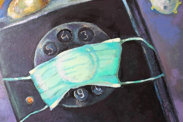 Original Abstract Expressionism Fantasy Painting by Anastasiia Grygorieva