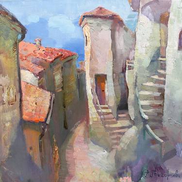 Original Architecture Paintings by Anastasiia Grygorieva