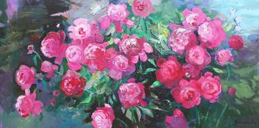 Original Impressionism Floral Paintings by Anastasiia Grygorieva