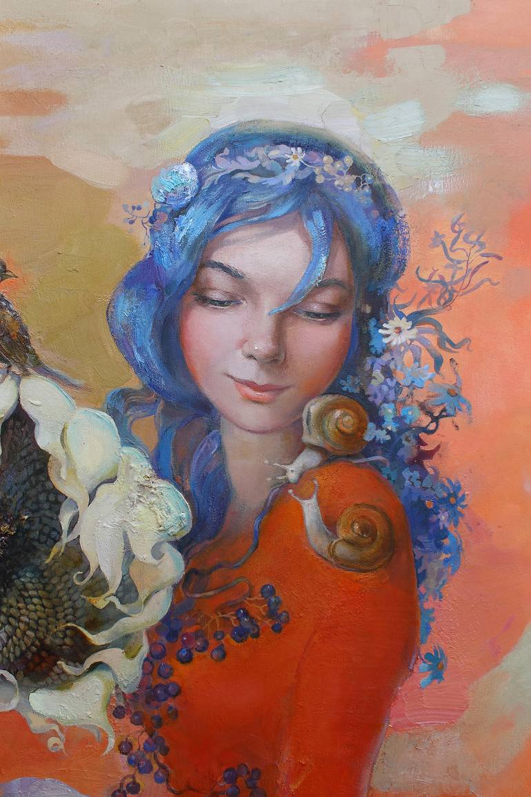 Original Women Painting by Anastasiia Grygorieva