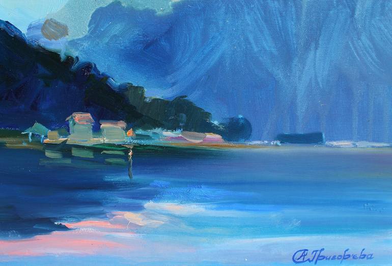 Original Seascape Painting by Anastasiia Grygorieva