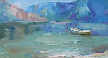 Original Expressionism Seascape Paintings by Anastasiia Grygorieva