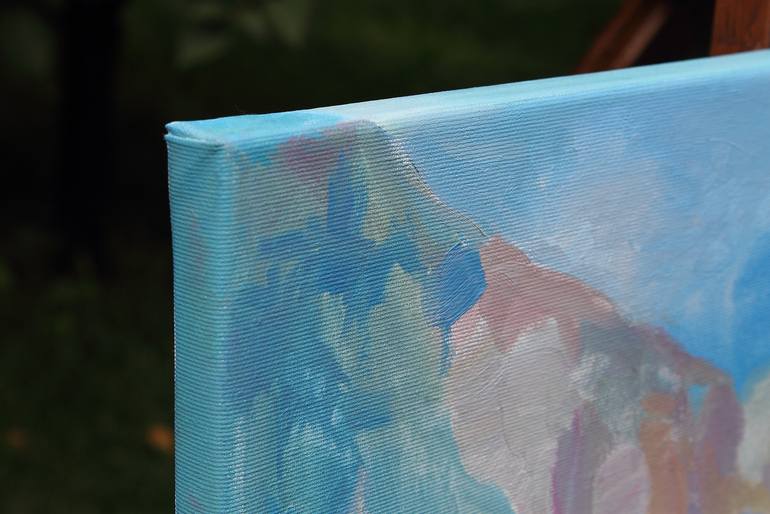 Original Expressionism Seascape Painting by Anastasiia Grygorieva