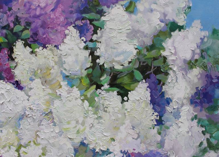 Original Fine Art Floral Painting by Anastasiia Grygorieva