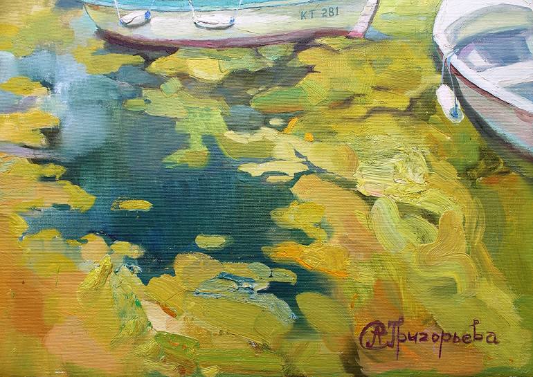 Original Expressionism Landscape Painting by Anastasiia Grygorieva