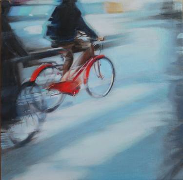 Print of Bicycle Paintings by Liliana Cecchin