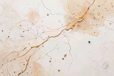Original Abstract Expressionism Abstract Mixed Media by Solomon Walker