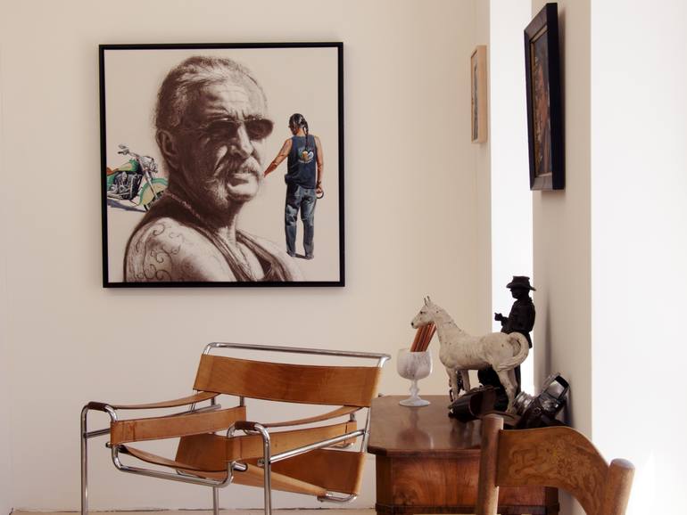 Original Realism Other Painting by Hans Bertschi