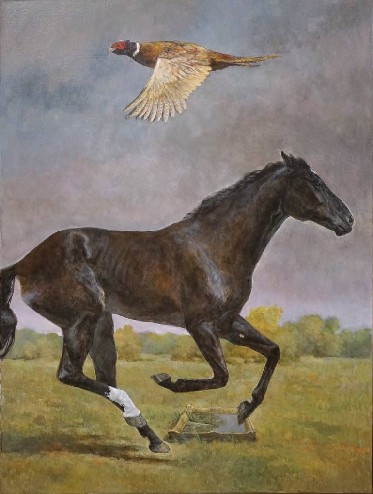 Print of Figurative Animal Paintings by Hans Bertschi