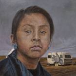 Navajo Girl by Hans Bertschi
