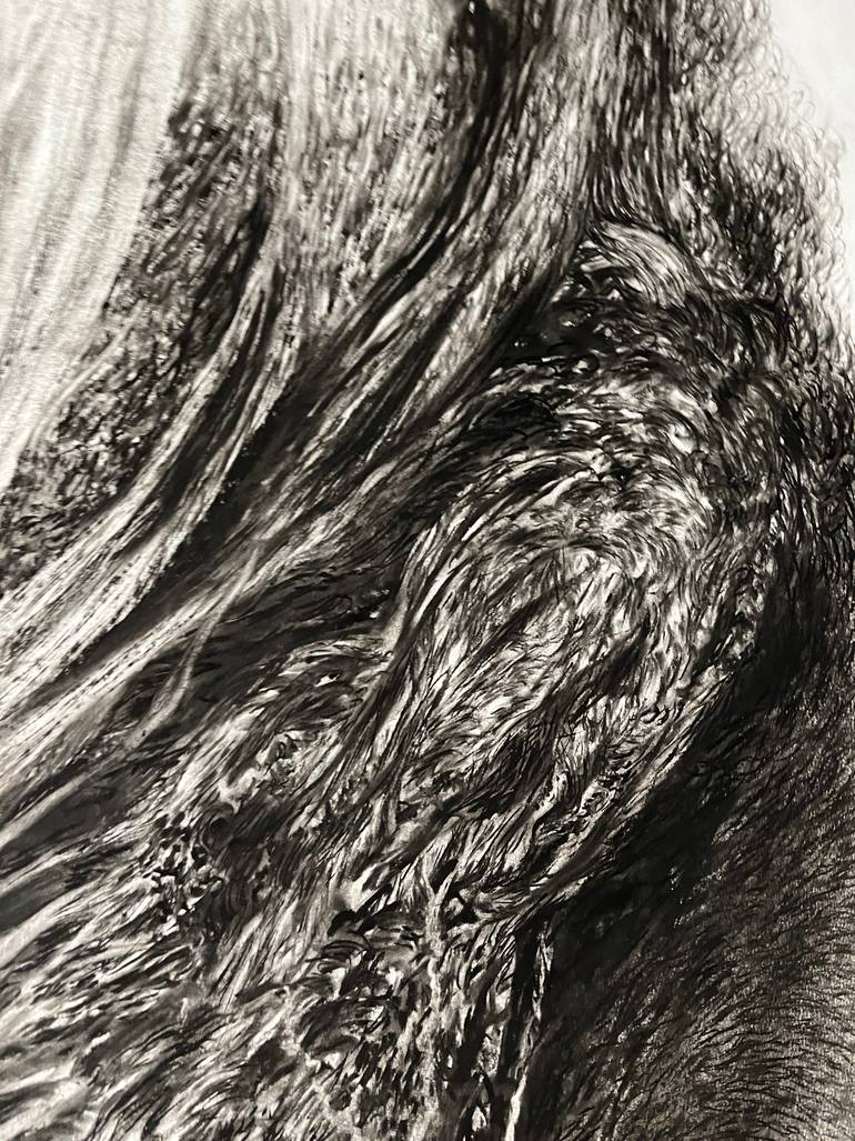 Original Abstract Expressionism Abstract Drawing by Philippe Briade