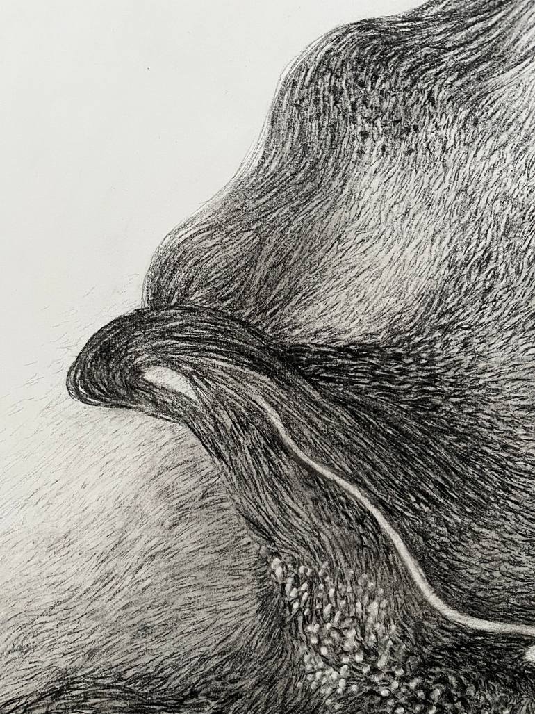 Original Abstract Expressionism Abstract Drawing by Philippe Briade