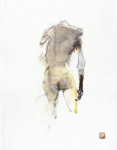 Original Figurative Nude Drawings by Philippe Briade
