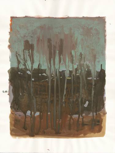 Print of Abstract Tree Paintings by Philippe Briade