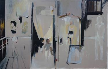 Print of Figurative Interiors Paintings by Philippe Briade