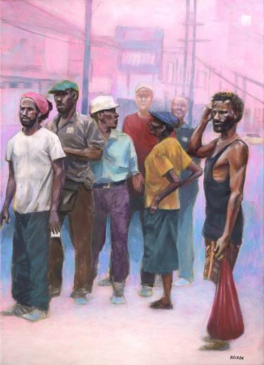 Print of Documentary People Paintings by Philippe Briade