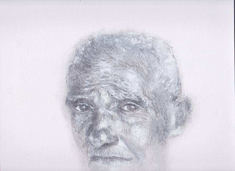 Original Portrait Drawing by Philippe Briade