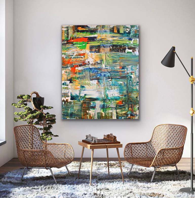 Original Abstract Painting by Monica Maja Richardson