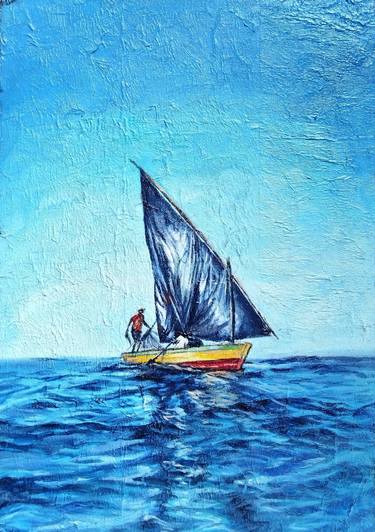Print of Boat Paintings by Yvette Mey