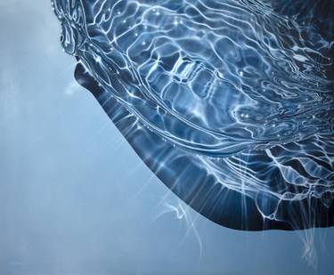 Original Photorealism Water Paintings by Valeria Latorre
