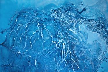 Original Photorealism Water Painting by Valeria Latorre