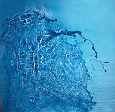 Original Photorealism Water Painting by Valeria Latorre