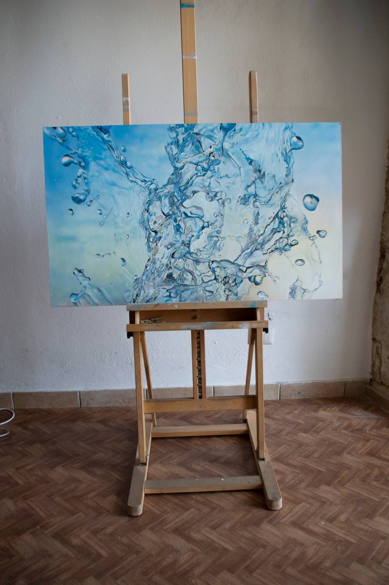 Original Figurative Water Painting by Valeria Latorre
