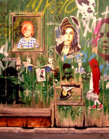Original Pop Art Graffiti Paintings by ANGEL GUERRERO FERRER