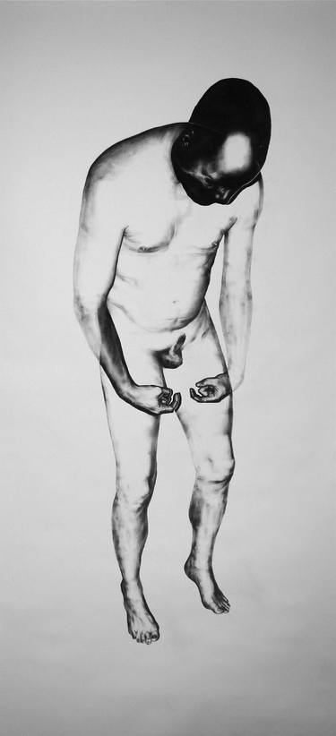 Original Nude Drawing by jonny cantrell