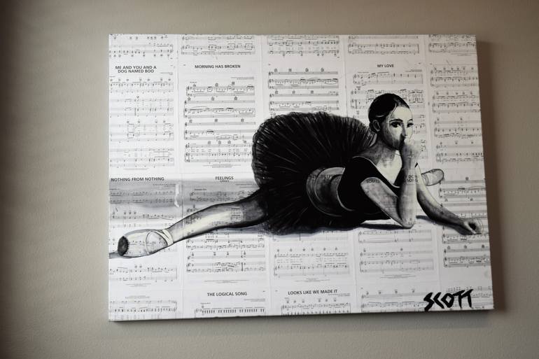 Original Illustration People Painting by Brandon Scott