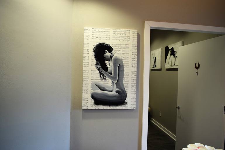 Original Figurative People Painting by Brandon Scott