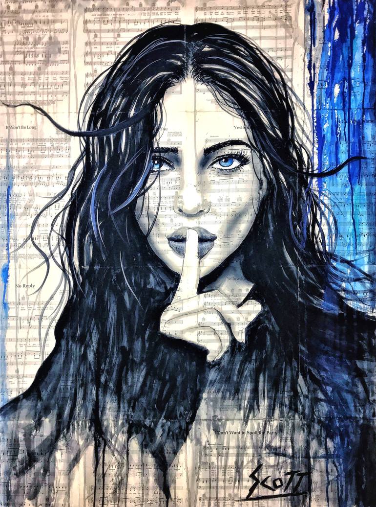 Blue Eyes  BRANDON SCOTT ART