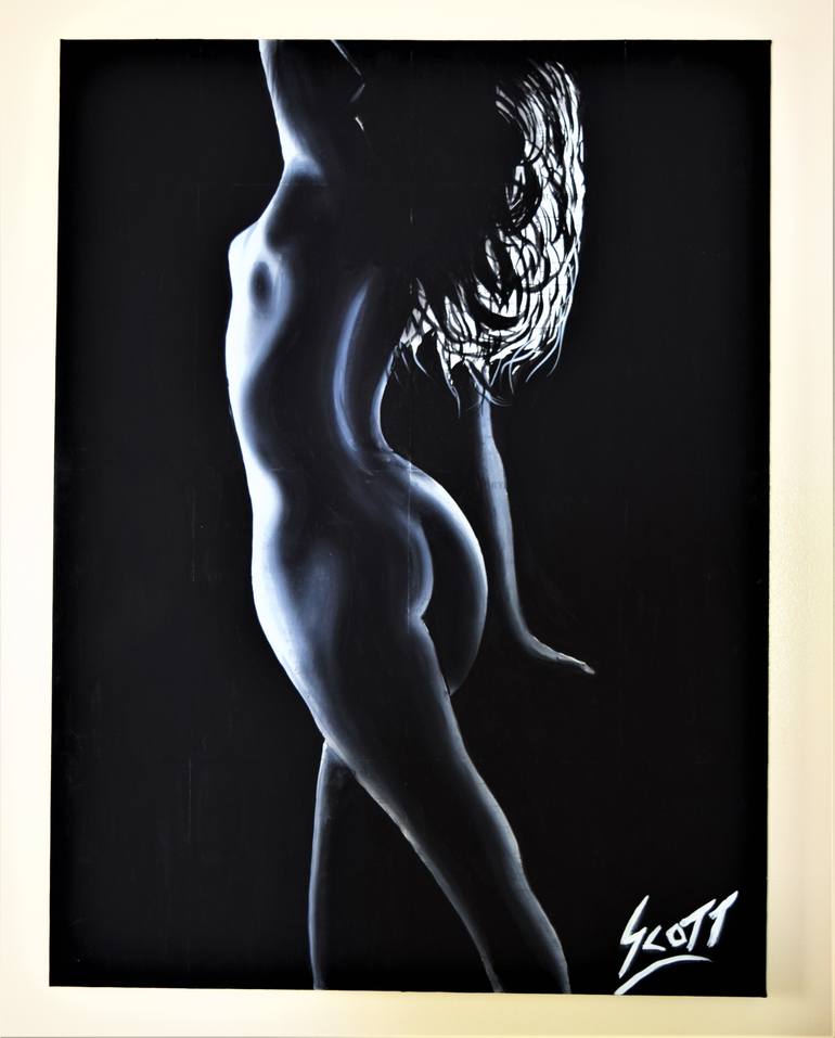 Original Figurative Body Painting by Brandon Scott