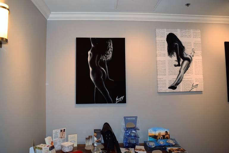 Original Figurative Body Painting by Brandon Scott