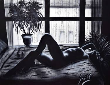 Original Figurative Nude Paintings by Brandon Scott