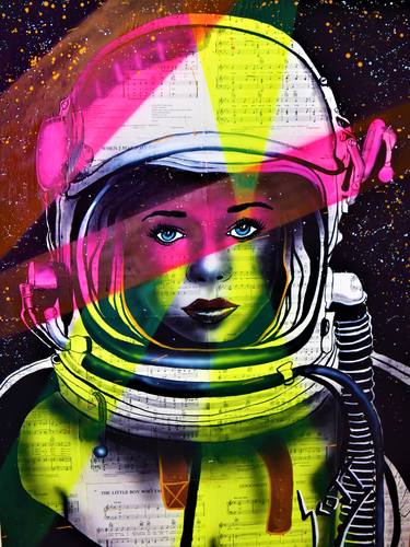 Print of Modern Outer Space Paintings by Brandon Scott