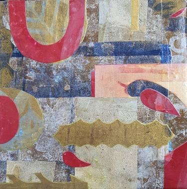 Original Abstract Collage by Theresia Maagdenberg