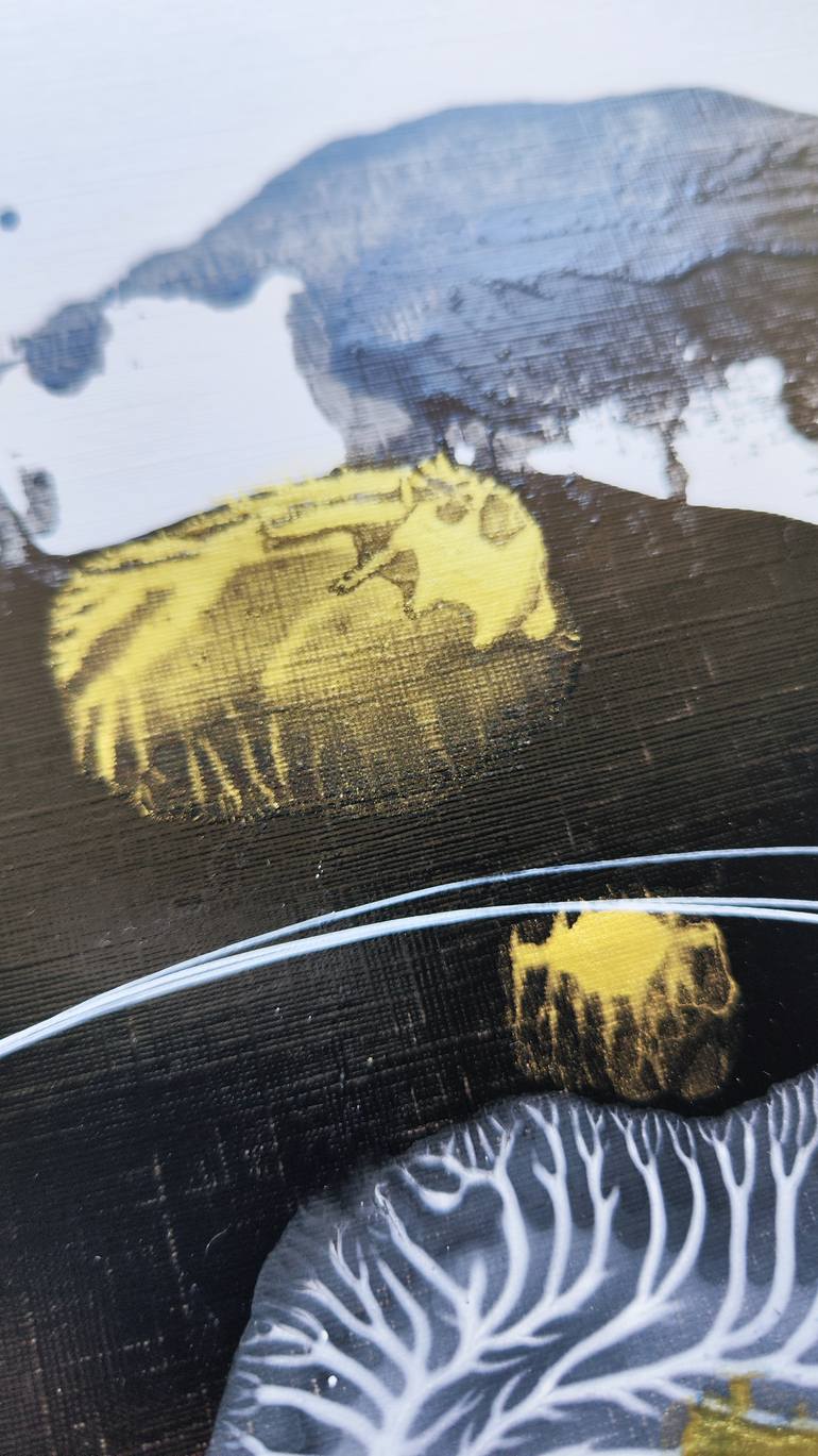 Original Abstract Expressionism Abstract Painting by Marijah Bac Cam