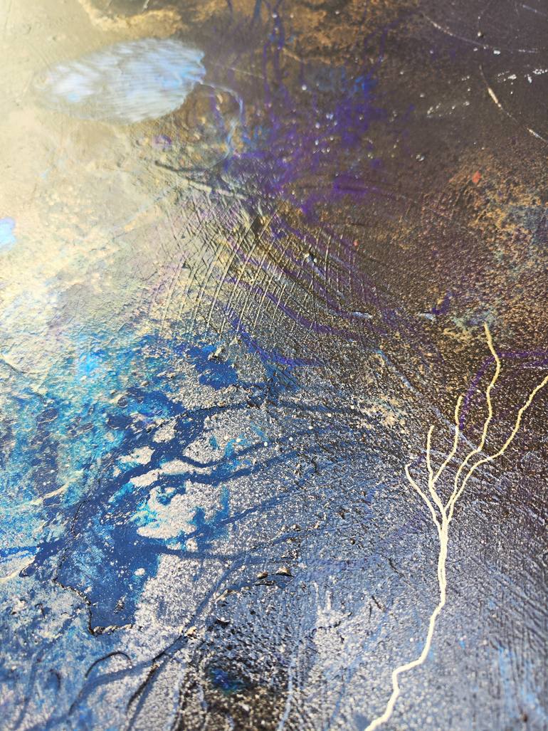 Original Abstract Expressionism Botanic Painting by Marijah Bac Cam