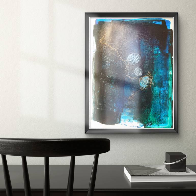 Original Abstract Nature Painting by Marijah Bac Cam