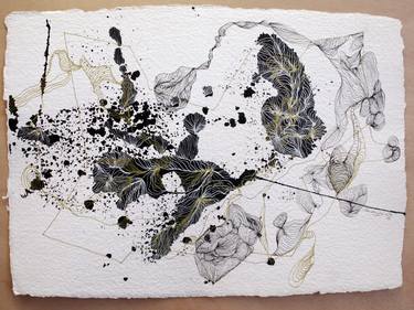 Original Abstract Nature Drawings by Marijah Bac Cam