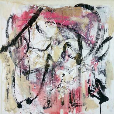 Print of Abstract Calligraphy Paintings by Marijah Bac Cam