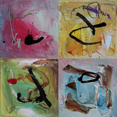 Original Abstract Expressionism Abstract Paintings by Marijah Bac Cam